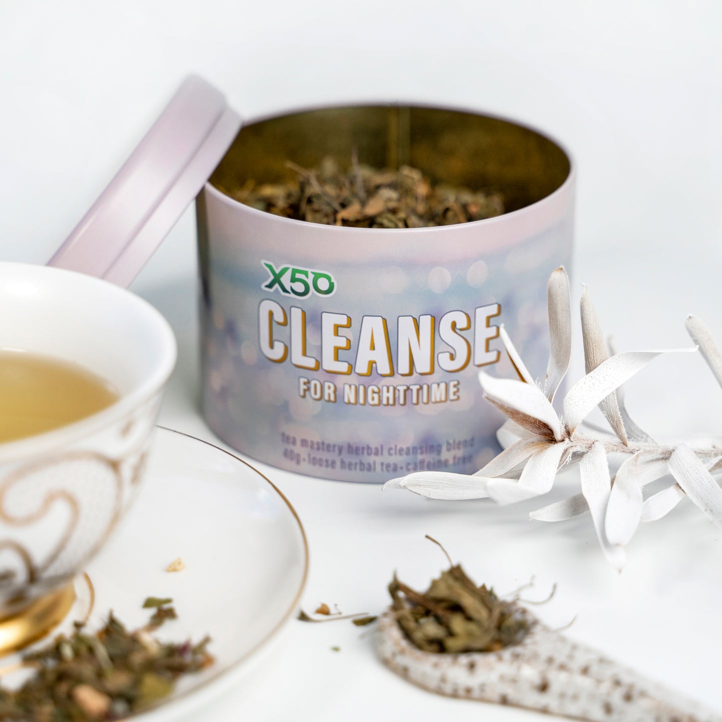 X50 Herbal Tea Mastery Cleansing Nighttime Blend